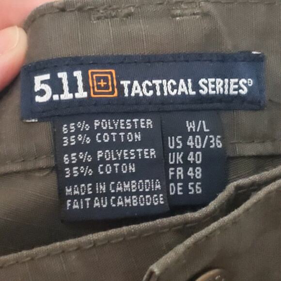 5.11 Tactical Series Cargo Pants 40x36 Mens - Picture 2 of 7